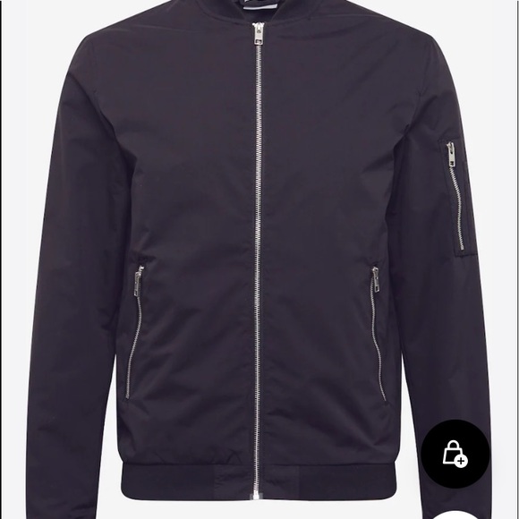 Jack and Jones Black Bomber jacket - Picture 5 of 6